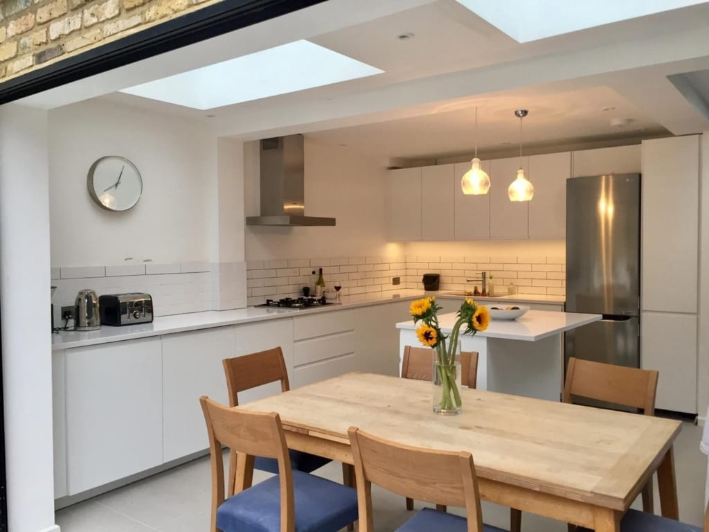 Kitchen extension to ground floor flat