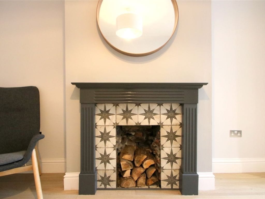Overhauled victorian fireplace