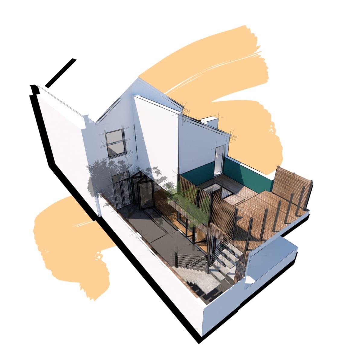 Concept visual of kitchen alterations